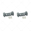 Camper RV Kitchen Cabin Zinc Alloy Half Moon Push Lock Knob