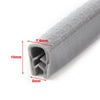 10ft Car Door Trim Edge Lock Guard Moulding Rubber Seal Strip Protector Grey