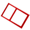 Volkswagen Passat B5 (2001-2005) Red Rear Console Panel Cover Trim