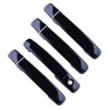 Nissan Frontier 8 x Black Exterior Door Handle Cover Trim Caps (2005-2019)