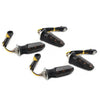 Motorcycle - Amber 4X Universal 12V LED Turn Signal Lights (All Years)