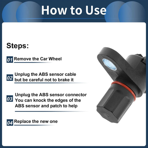 Dodge Ram 1500 Rear ABS Wheel Speed Sensor