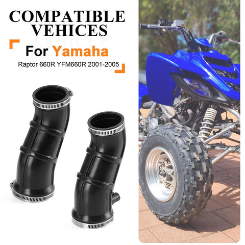 Yamaha Raptor 660R Air Box Intake Tube L/R Manifold Snorkel (2001–2005)