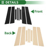 BMW X4 Black 8 x Door Pillar Window Trim (2014-2018)