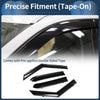 Chevrolet Trailblazer Side Vent Visors Black Window Deflectors (2021-2021)