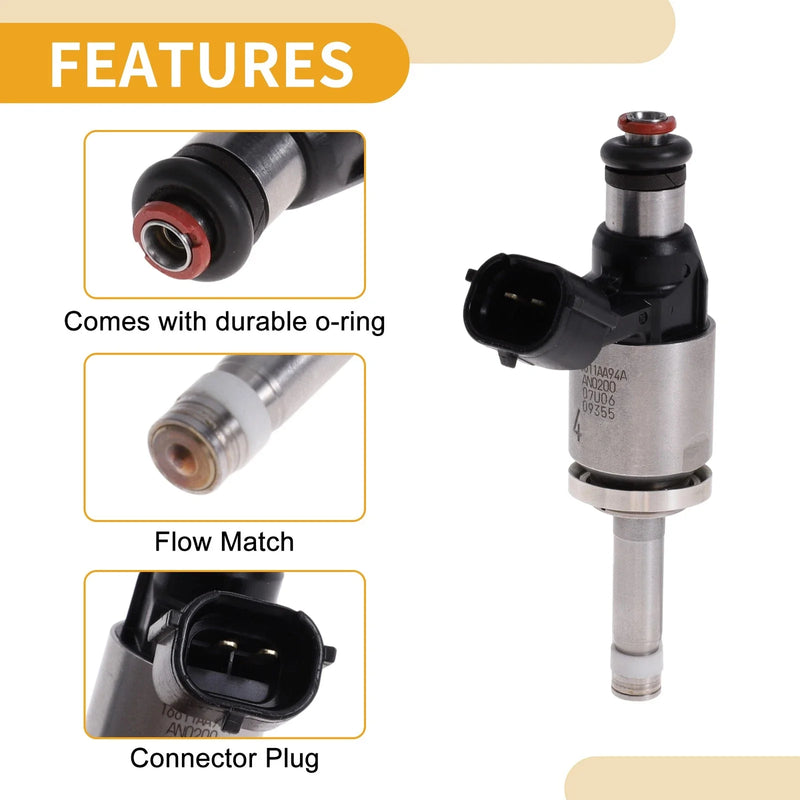 Subaru Impreza 2.0L Fuel Injector No.16611AA94A (2017-2019)