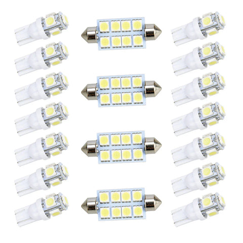 Ford Expedition 18Pc White LED Interior Light Package (2003-2014)