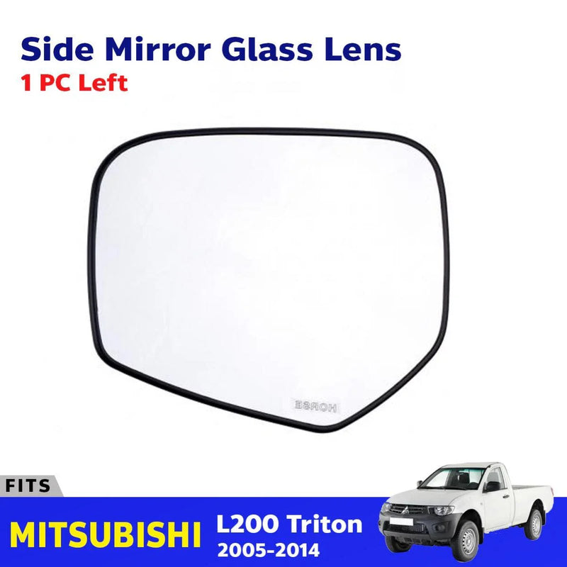 2005-14 Mitsubishi Triton Pickup Side Mirror Glass Lens Rearview LH Door Fit