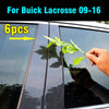 Buick Lacrosse 6PCS Carbon Fiber Window Pillar Posts Door Trim Cover (2009–2016)