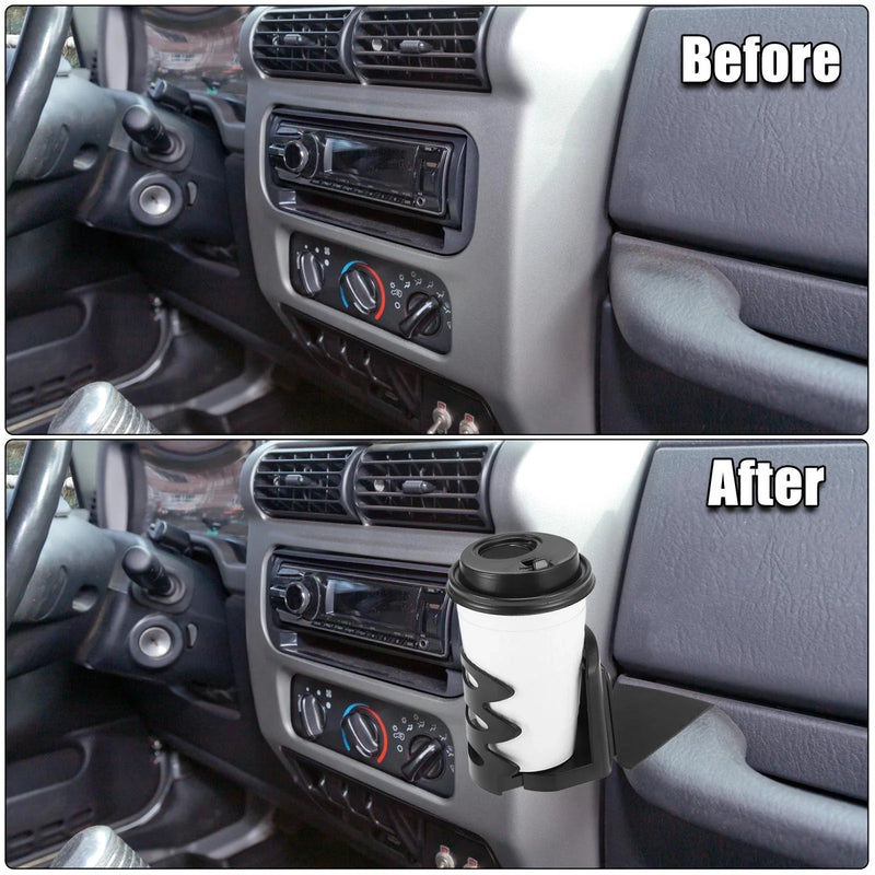 Jeep Wrangler TJ LJ Adjustable Water Drink Cup Holder (1997-2006)