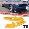 Dodge Challenger Yellow Front Bumper Lip Splitter Protector Trim (2015-2020)
