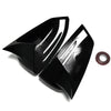 Mercedes Benz W204 W176 W212 Horn Mirror Cover Caps Glossy Black
