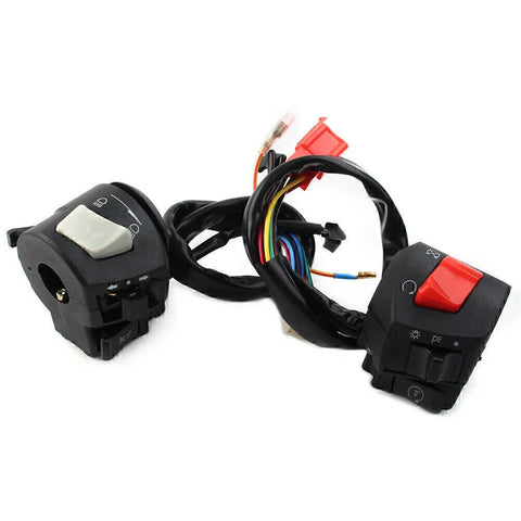Motorcycle Handlebar Horn Turn Signal Headlight Electric Start Switch (2023)