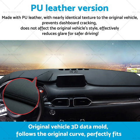Navara NP300 D23 Dash Mat Cover Microfiber Leather (2015-2023)