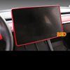Tesla Model Y Red Navigation Screen Display Protector Frame Cover