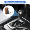 Mazda 3 (2014-2018) Black Faux Leather Car Gear Shift Knob Cover