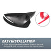 Mazda CX-5 Rearview Mirror Cover Overlay Black Carbon Fiber (2015-2016)