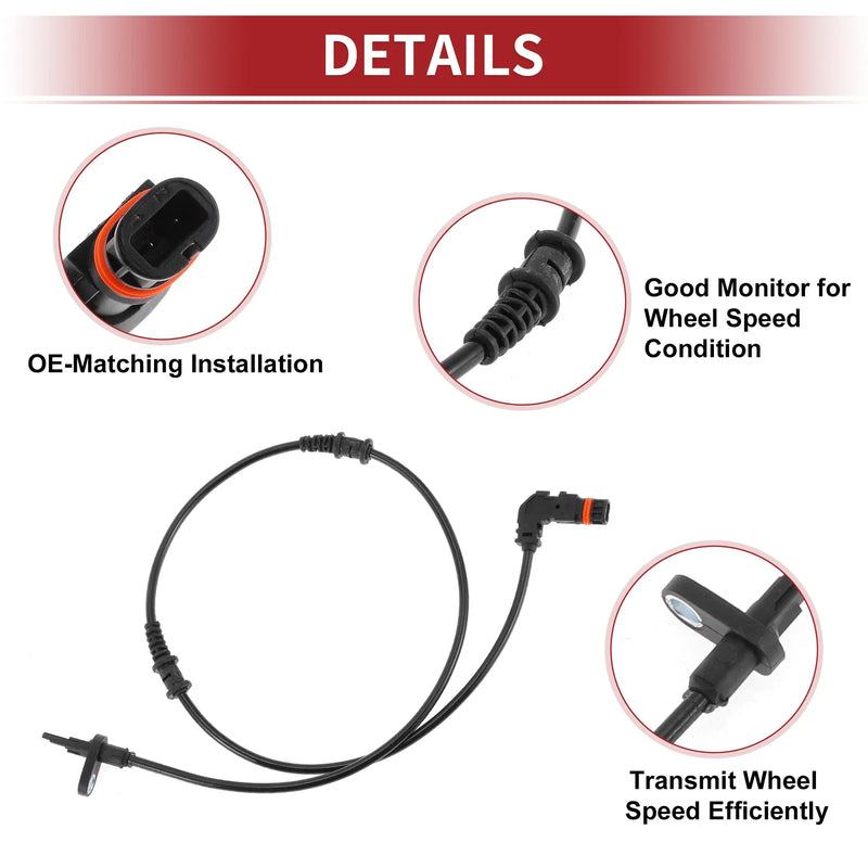 Mercedes-Benz E550 ABS Wheel Speed Sensor (2014-2016)
