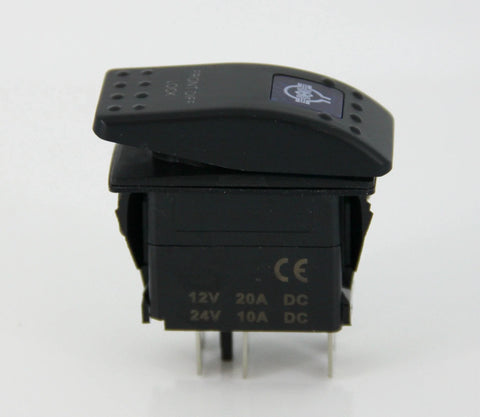 Auxiliary Battery - Compatible with Various Models Dual LED Rocker Switch