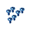 Bike Motor 6 x M6x20mm Titanium Alloy Torx Head Bolts