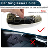 Porsche Macan Eyeglasses Holder Storage Box Suede Beige Sunglasses Case