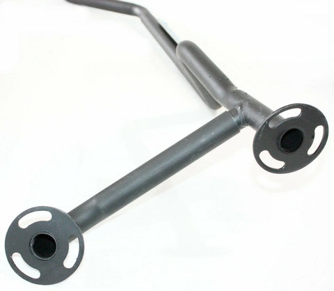 GY6 150cc Quad Bike ATV Black Alloy Twin Exhaust Pipe Mufflers