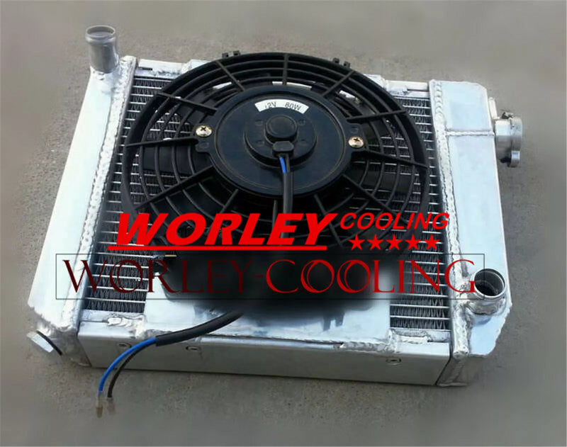 Austin Rover Mini 1275 GT Aluminum Radiator & Fan (1959-1997)