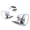 Classic Cars 4" Chrome Bullet Style Fender Door Mirror x2
