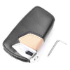 BMW 3 5 7 X3 Series Leather Brown Remote Smart Key Fob Shell Cover