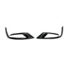 Benz W222 S63 S65 2014-17 Carbon Fiber Front Bumper Fins Air Vent Covers