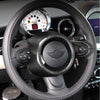 Gen 2 MINI Cooper R55-R61 Dry Carbon Fiber Console Steering Wheel Cover Trim