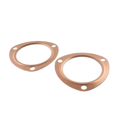 Chevy SBC BBC 2 x 3" Copper Header Pipe Collector Flange Gaskets