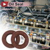 Make Model Oil Seal 35x62x7mm Rotary Shaft Seal FKM Rubber Brown 2 x