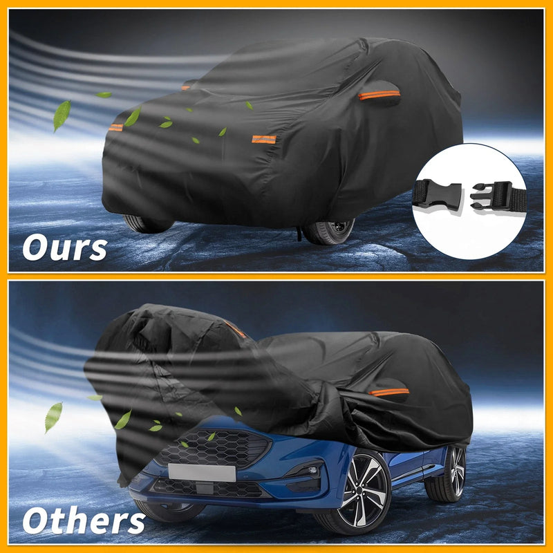 Ford Puma (2019-2023) Black Aluminum Film Waterproof Car Cover