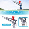 Water 1.5" 2" Irrigation Spray Tool Sprinkler 360° Adjustable Impact