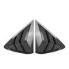 BMW X6 F16 2 x Carbon Style Rear Window Louvers (2015-2019)