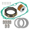 Kawasaki KLX110 3x Clutch Gasket&Friction Plates&Oil Filter (2002–2024)