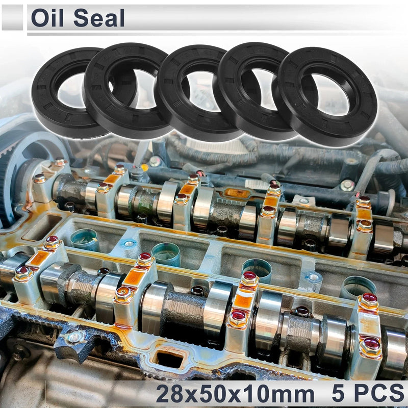 Make Model Oil Seal 28x50x10mm Rotary Shaft Seal Nitrile Rubber TC Ring