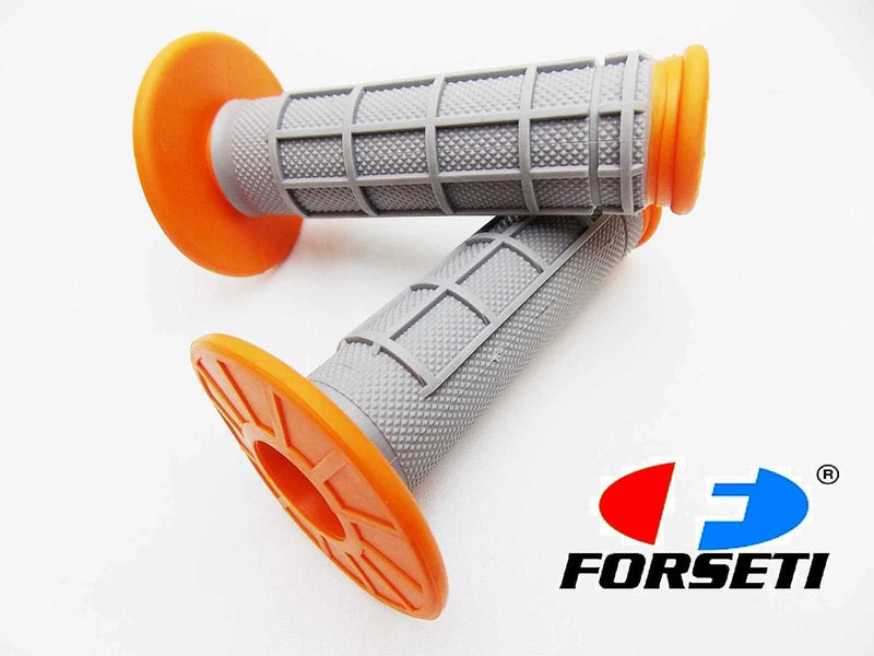 Suzuki RMX450 Orange Grey Hand Grip Set (2009-2019)