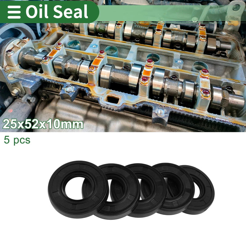 Make Model Oil Seal 25x52x10mm Rotary Shaft Seal NBR Rubber