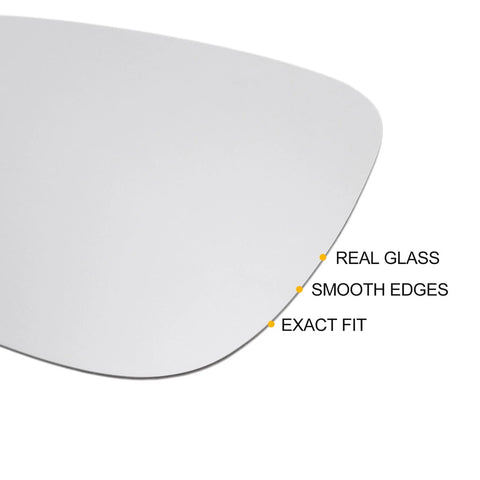 MAZDA CX-5 Left Side Heated White Mirror Glass (2017-2023)