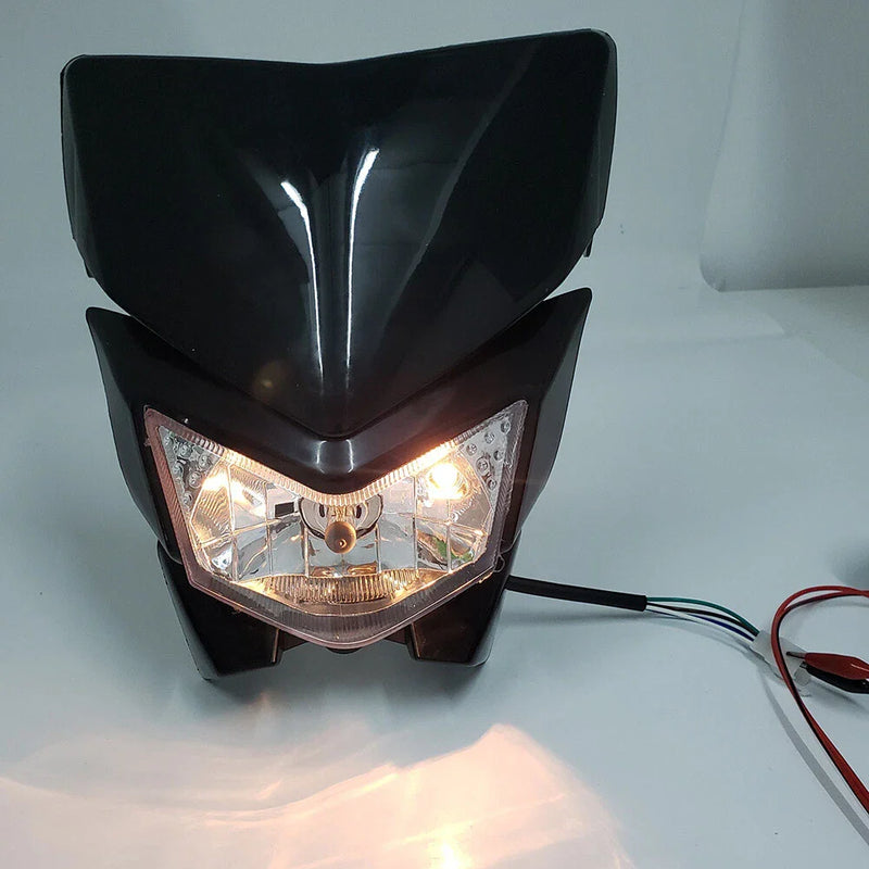 Motorcycle MX Enduro Dirt Trail Bike 250cc 12V 35W Front Headlight