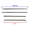 4 Outside Window Moulding Weatherstrip Seal Belt Fits Honda Civic FD 2006-2011