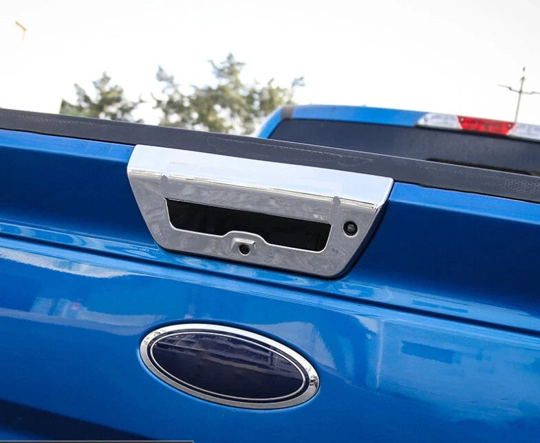 Ford F150 ABS Chrome Rear Tailgate Handle Bowl Cover Trim (2015-2019)