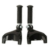 Harley Sportster 883 1200 Black Rear Passenger Footpeg Mount Clamp (04-13)