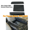 Toyota Sienna 3Pcs Carbon Fiber Armrest Storage Box Trim Cover (2021–2022)