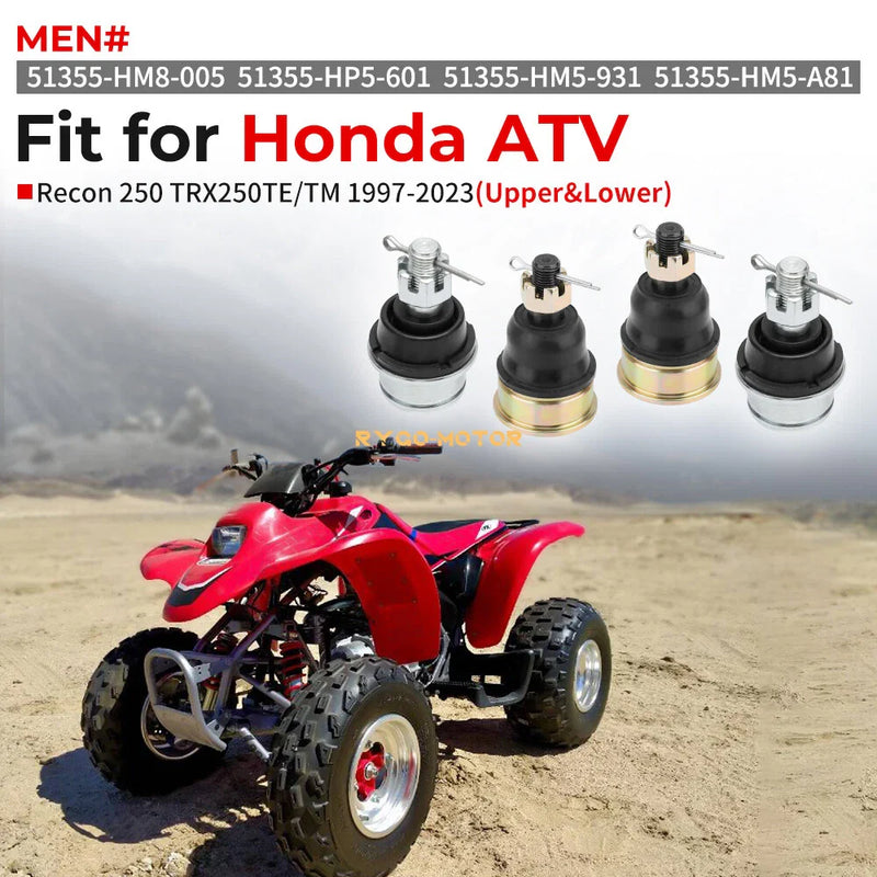 Honda TRX 250 Recon 2 x Upper/Lower Ball Joint Kit