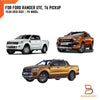 Ford Ranger PX T6 Black Carbon Fuel Oil Tank Cap Cover Trim (12-21)