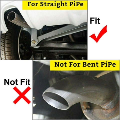 Car Accessories Stainless Steel Dual Exhaust Pipe Tail Muffler Tips