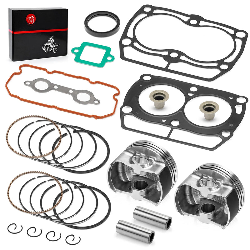 Polaris RZR 800 / S 800 / 4 800 80mm Piston Rings Top End Rebuild Kit (2011–2014)